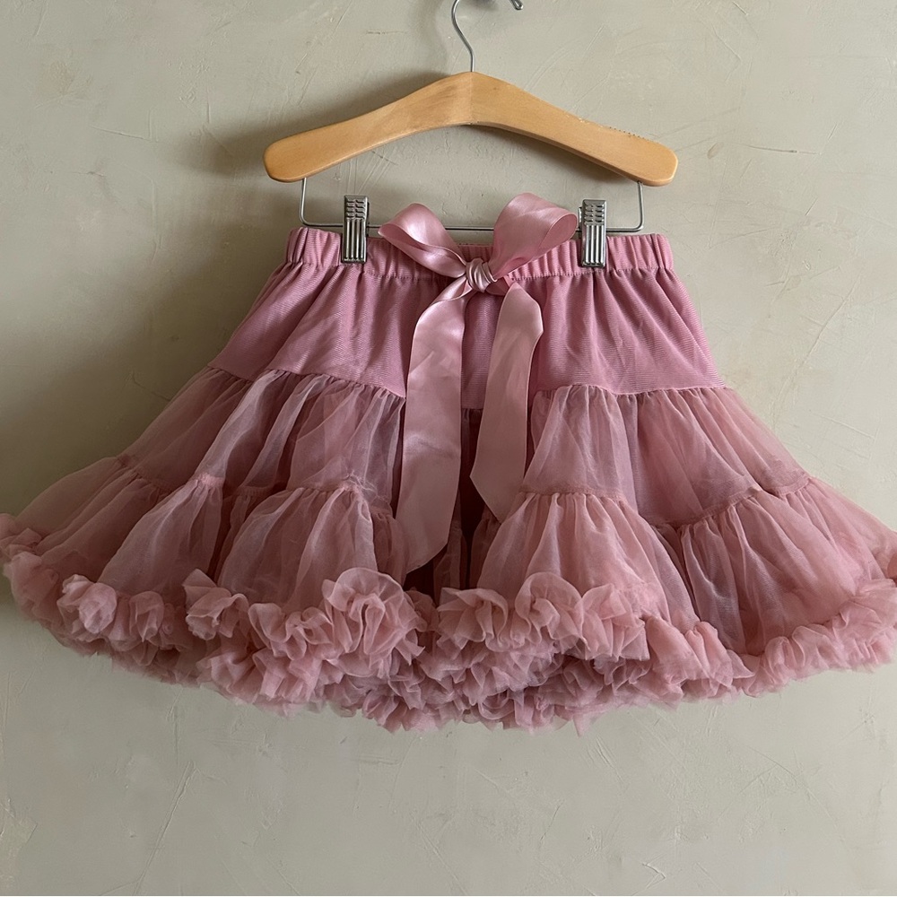 Pink Ruffled Skirt